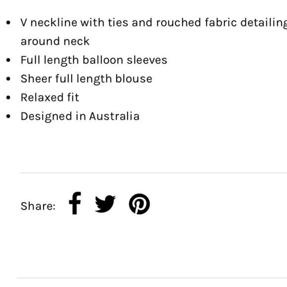 Minkpink,by UO, Women's Nerang Semi-Sheer Blouse - Gorgeous, EUC, Size Small - Picture 3 of 9